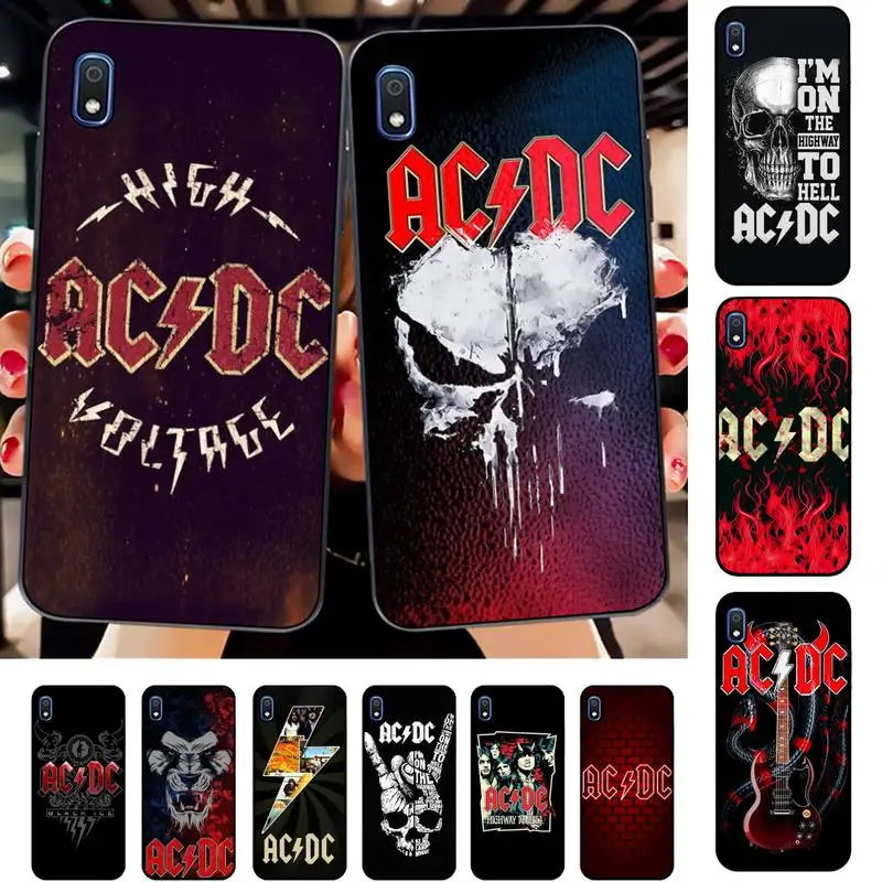 

A-C-D-C C-Classic Vintage Phone Case for Samsung A51 01 50 71 21S 70 31 40 30 10 20 S E 11 91 A7 A8 2018