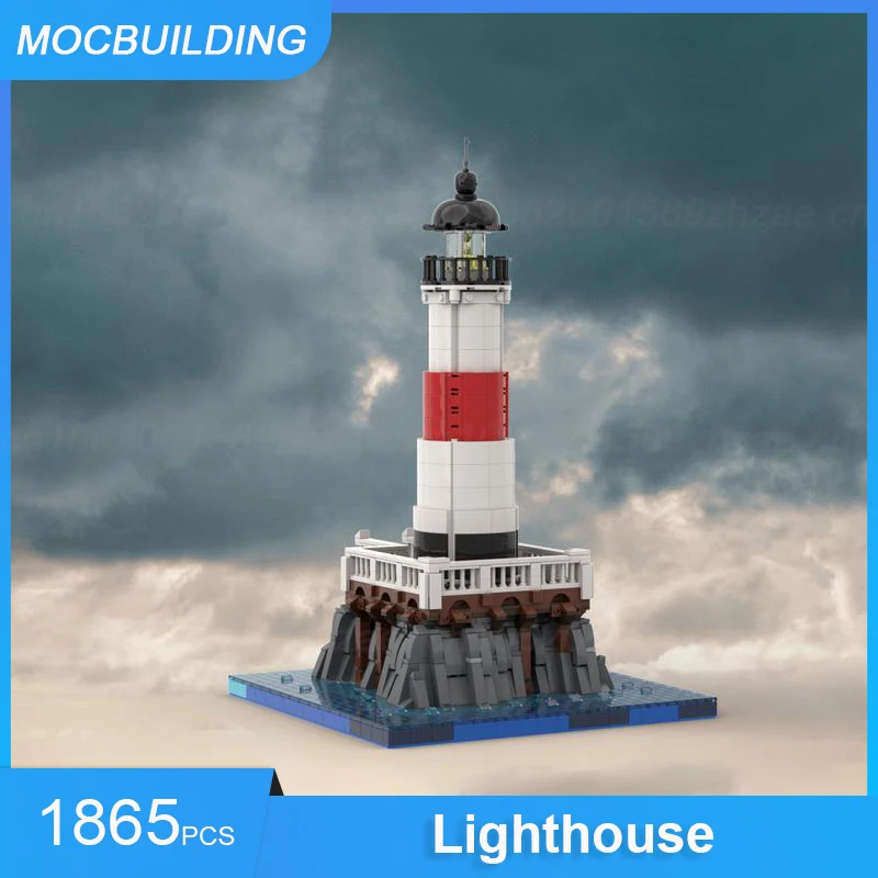 

MOC Building Blocks Lighthouse Model Architecture DIY Assemble Bricks Educational Creative Kids Toys Children Xmas Gifts 1865PCS