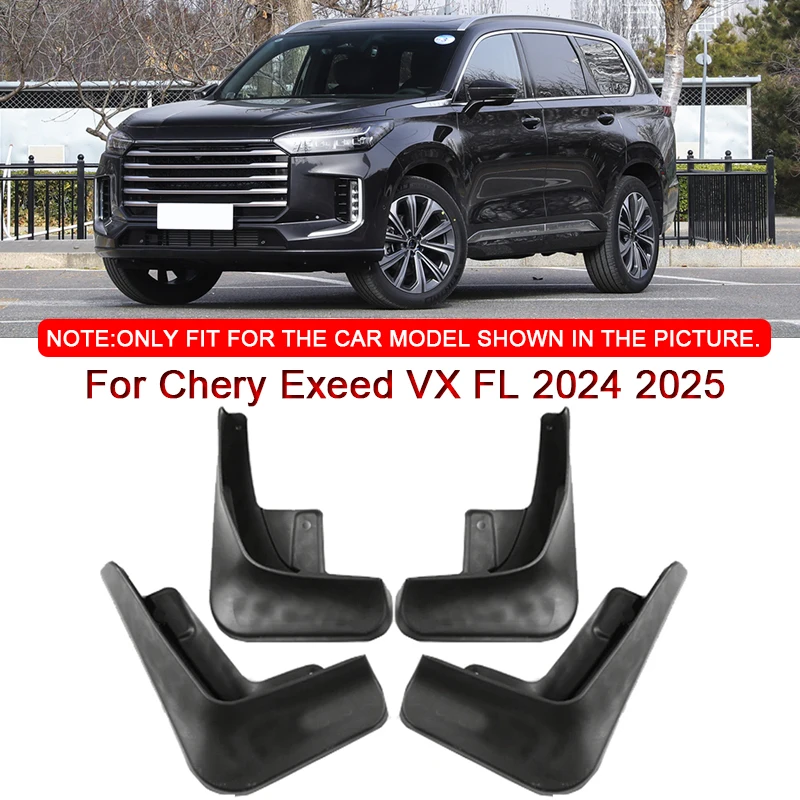 

Брызговики для Chery Exeed VX FL 2024 2025, Стайлинг автомобиля, АБС, брызговики, передние и задние брызговики, автомобильные аксессуары