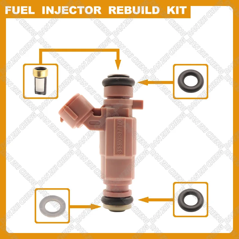 

Fuel Injectors Seals O-Ring Repair Filters for 9260930057 Hyundai Kia 1.6 1.5 35310-37170 3531037170