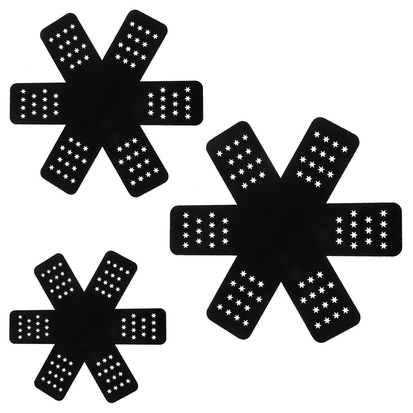 3 шт. подставки для горячей посуды (серые 5 размеров) защитные приспособления