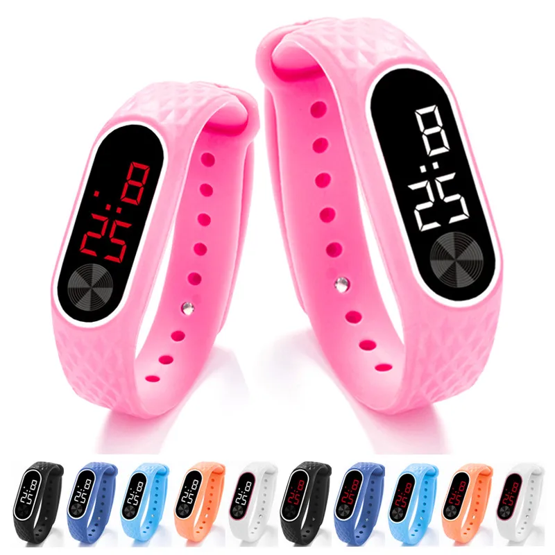 

SMVPChildren Digital Watch Electronic Wristwatch LED Digital Watch for Kids Stylish Band for Boys Girls Clock Students Watch Ban