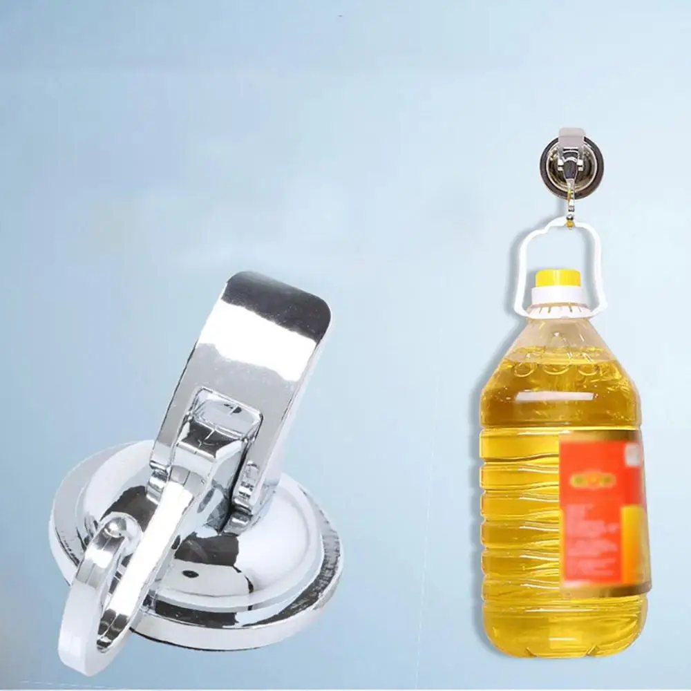 

Cup 1 pcs Punching Free Household Heavy-Duty Easy to Install Suction Cup Hooks Kitchen Hooks Wall Hanger Bathroom Storage