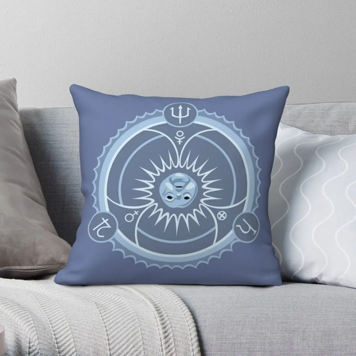 

Amnesia Loading Logo Pillowcase Polyester Linen Velvet Pattern Zip Decorative Throw Pillow Case Bed Cushion Cover