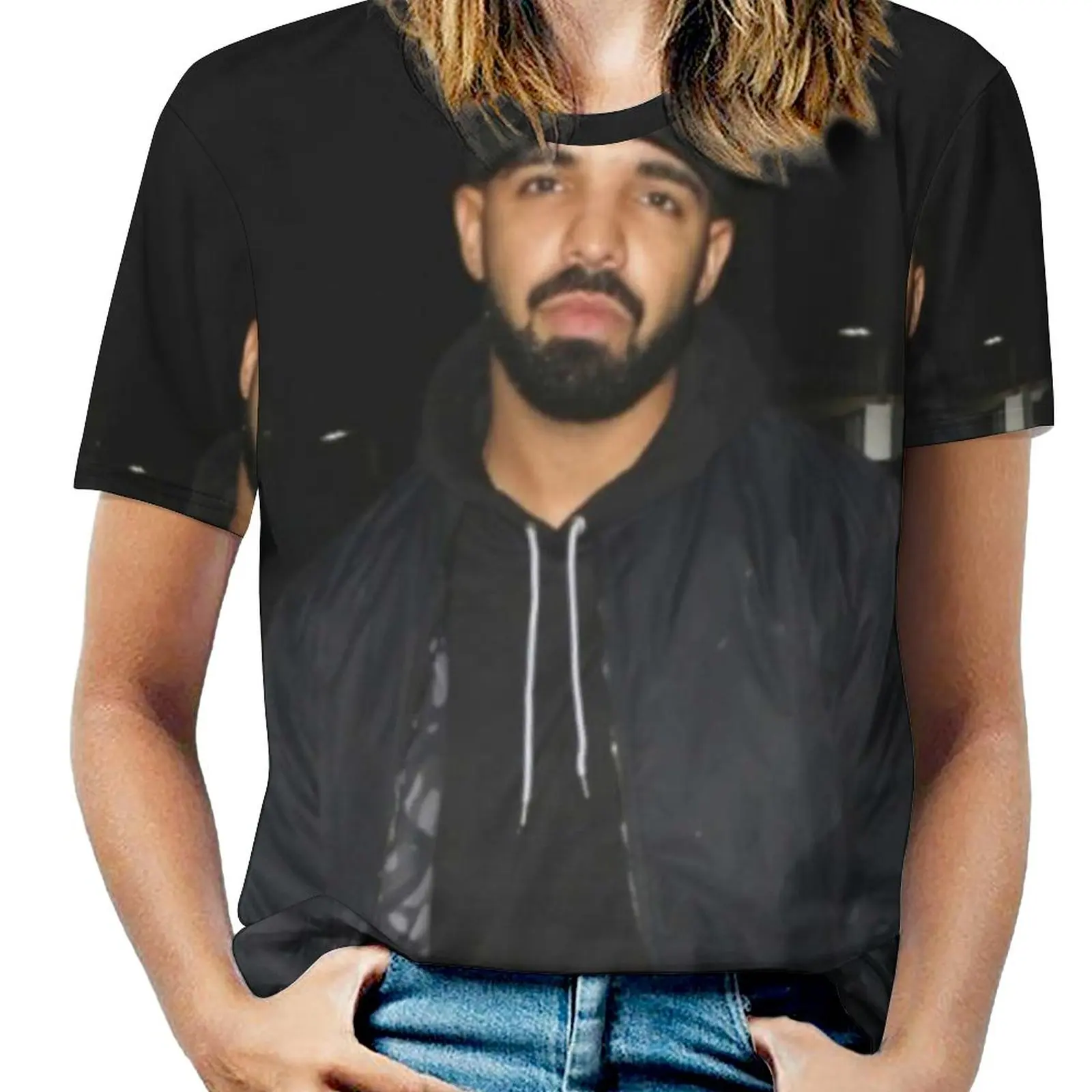 Drake Women T-Shirt Crewneck Casual Short Sleeve Tops Summer Tees Drake Canada Ovo Owl 6 God Toronto Hotline Bling