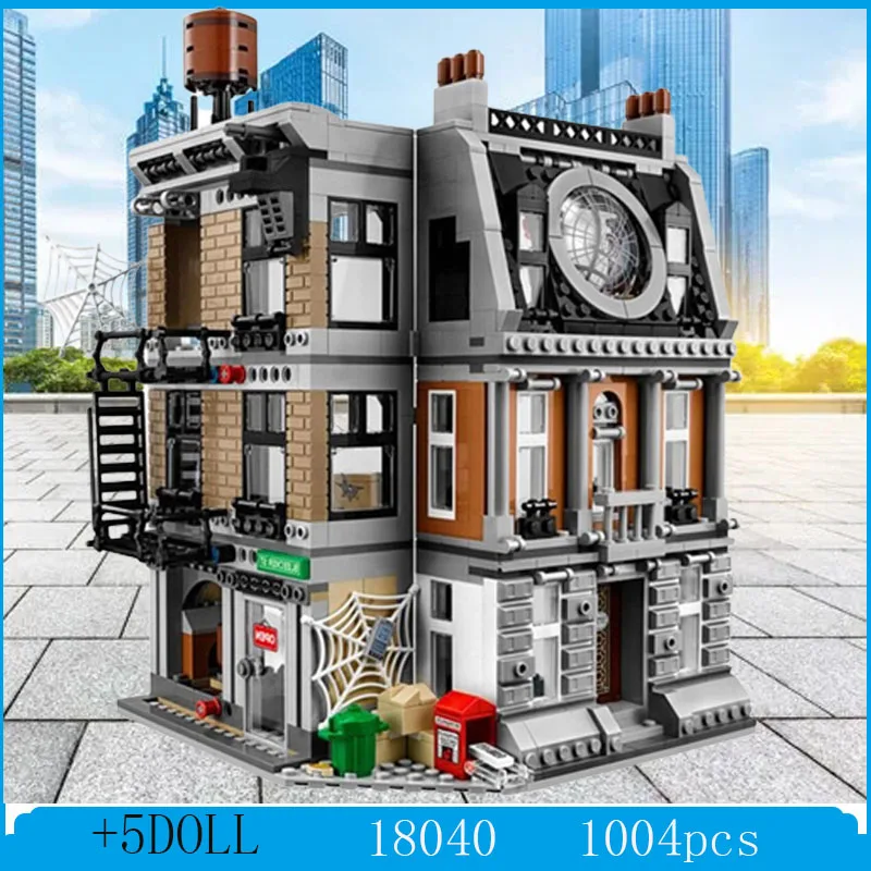 

in stock Assembling small particles Building Blocks set Doctor Strange Sanctuary Model Building Kits Assembling Blocks toy gifts