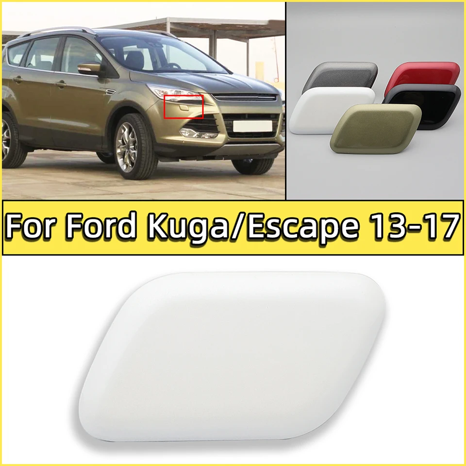 

Для Ford Kuga 2013 2014 2015 2016 2017 Es cap e 2017 2018 2019, автомобильный передний бампер, Омыватель фар, сопло с распылителем, крышка, Струйная Крышка