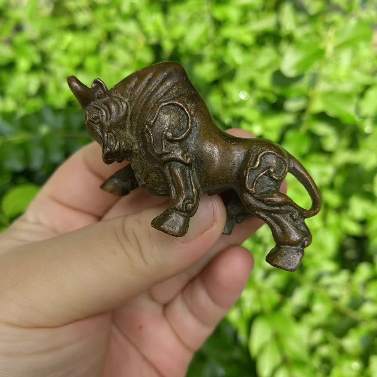 Статуэтка из красной меди для стены и улицы статуэтка латуни современный Декор