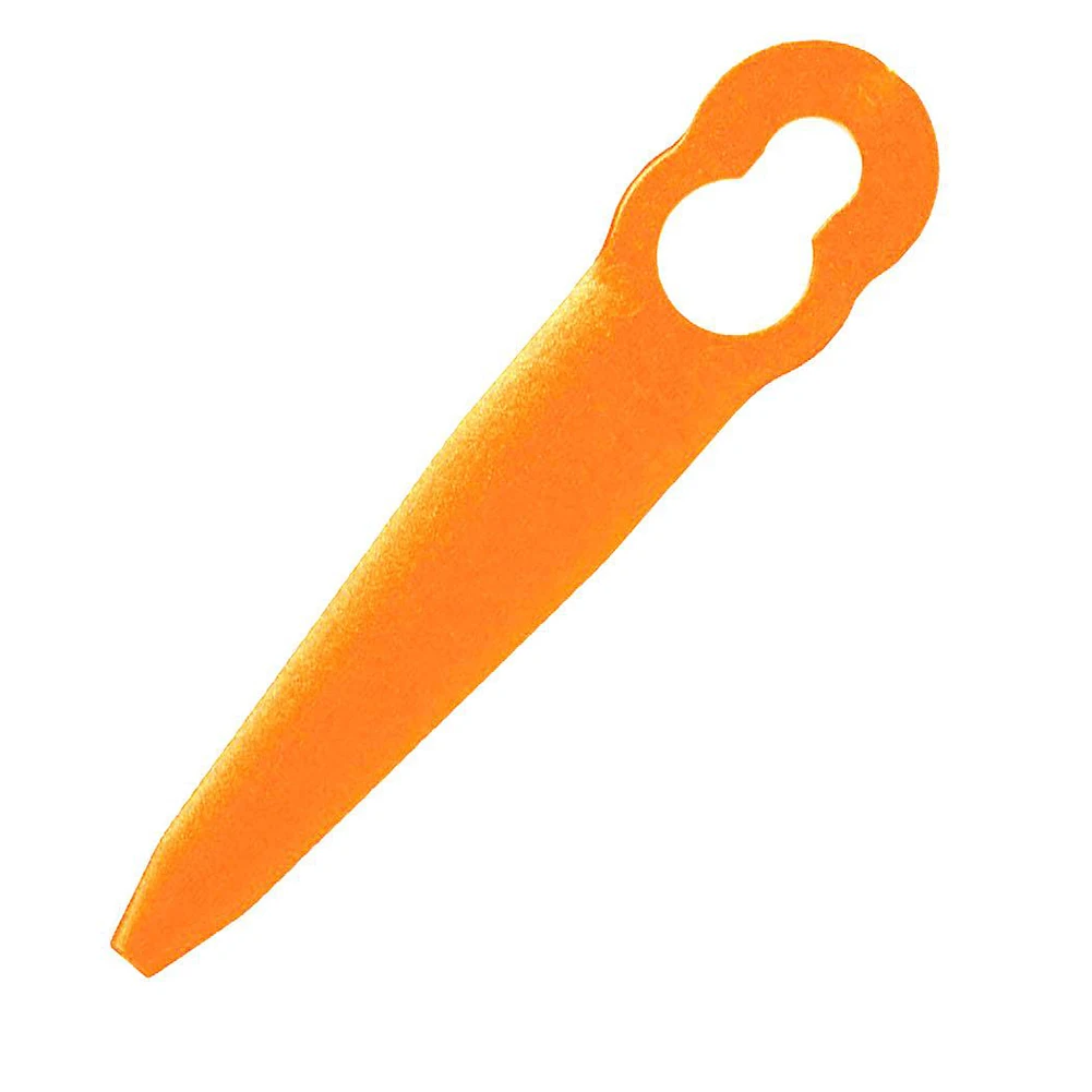 

Plastic Lawn Mower Blades Orange Plastic Replaceable 84mm Height Grass Trimmer Gardening Accessories Brand New