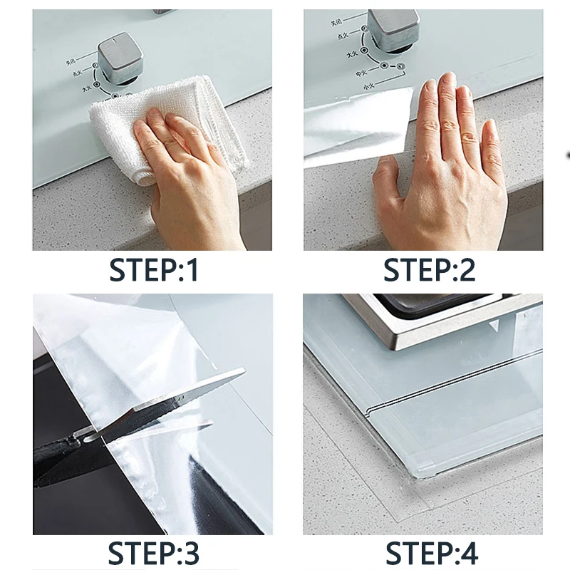 Водонепроницаемая наклейка на раковину лента против плесени прозрачная