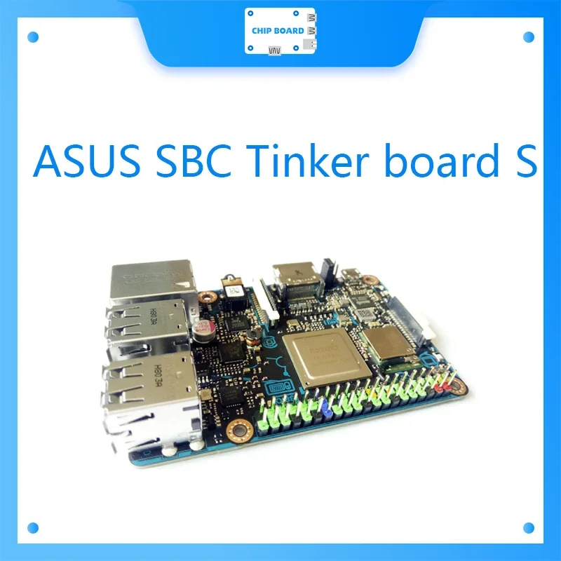 Фото AeroPartsASUS SBC Tinker Board S RK3288 SoC, четырехъядерный процессор 1,8 ГГц, графический процессор Mali-T764 600 МГц, 2 ГБ LPDDR3 и 16 ГБ EMMC TinkerboardS №3