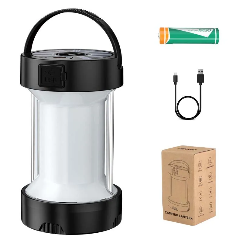 

Wholesale Outdoor Camping Light Multi Function Emergency Light Solar Charging LED Bright Camping Light