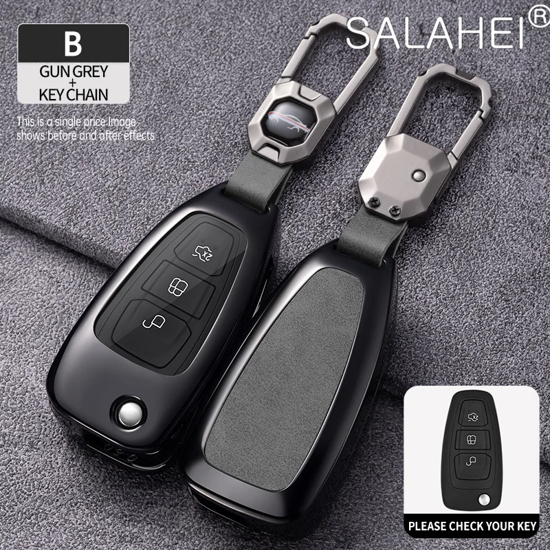 

Car Remote Key Fob Case Cover Protect Shell For Ford Focus C-Max S-Max Galaxy Mondeo Ranger Transit Tourneo Keychain Accessories