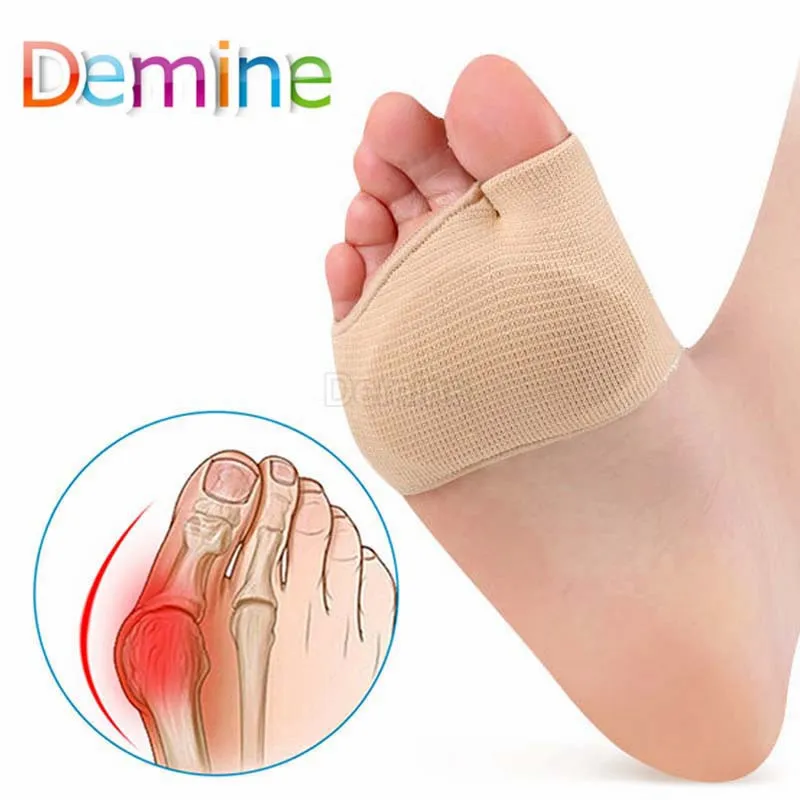 

Front Foot Pad Orthopedic Insoles Breathable Elastic Gel Lined Forefoot Orthotic Pedicure Protector Sleeve Pads Foot Pain Relief