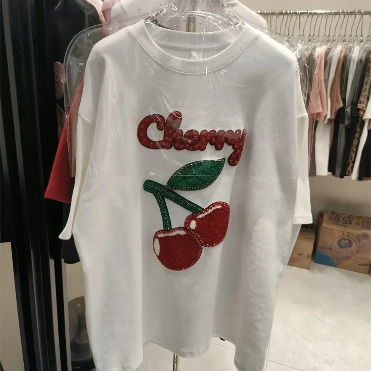 Осень 2023 ранняя весна новый стиль повседневные свободные универсальные футболки