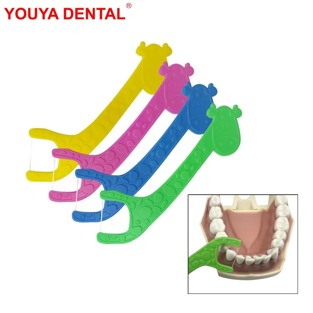 60 шт./упаковка одноразовые зубочистки для детей