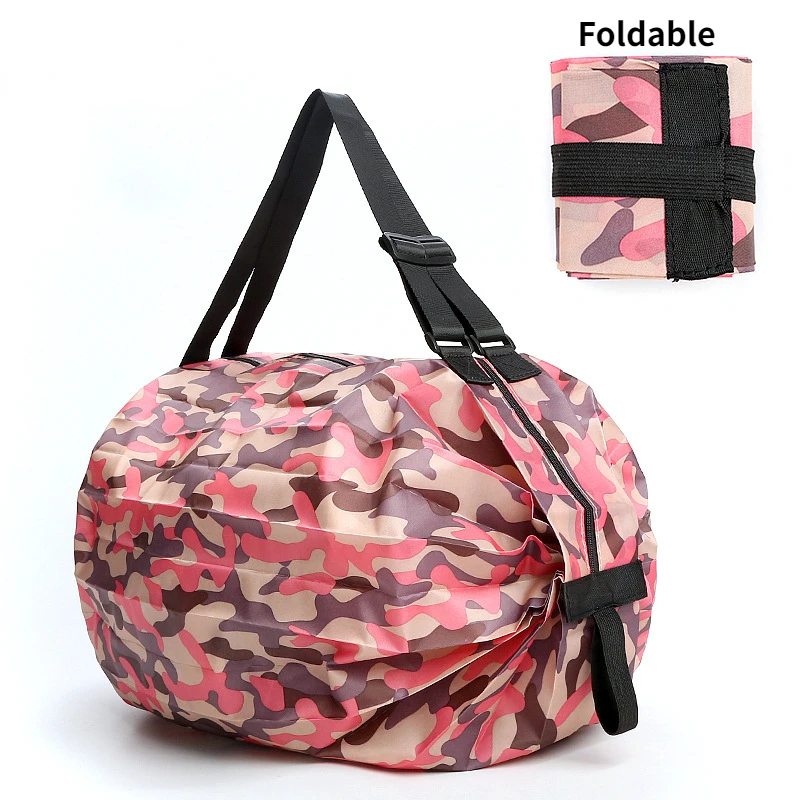 

Складная дорожная сумка для хранения на плечо, водонепроницаемый уличный портативный мешок для покупок, вместительный пляжный органайзер ...