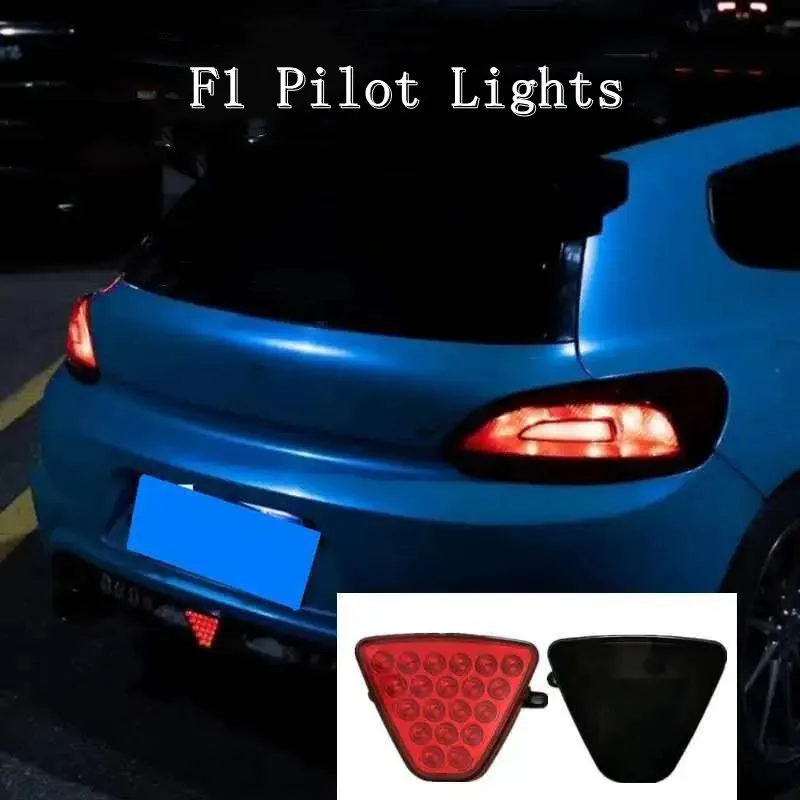

F1 Style Led Brake Pilot Lights For Car Motorcycle 20/15led Rear Tail Lights Auto Warning Reverse Stop Safety Lamps DRL 12V