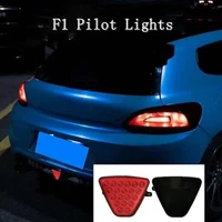 f1 style led brake pilot lights for car motorcycle 2015led rear tail lights auto warning reverse stop safety lamps drl 12v
