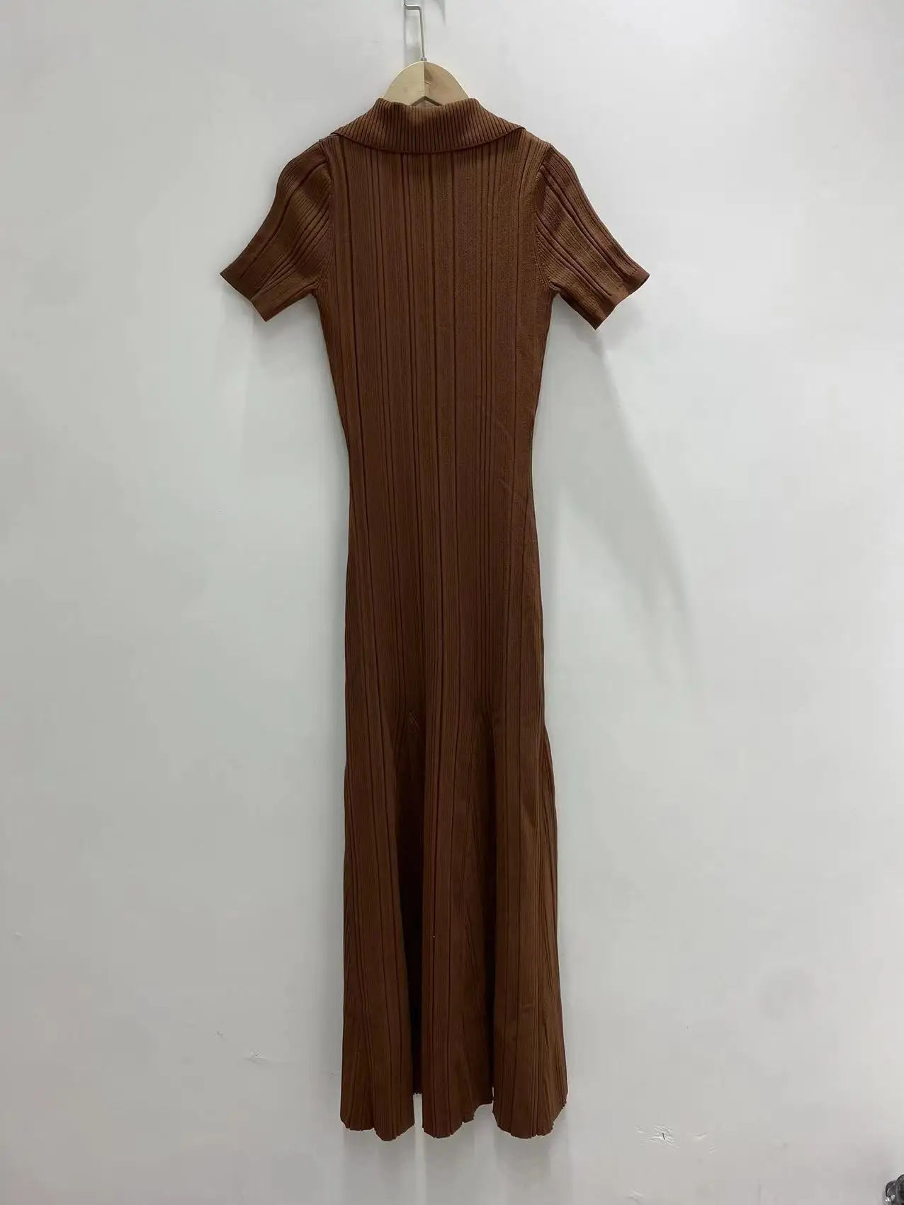 Женское трикотажное платье в полоску Элегантное Длинное Платье-стрейч с