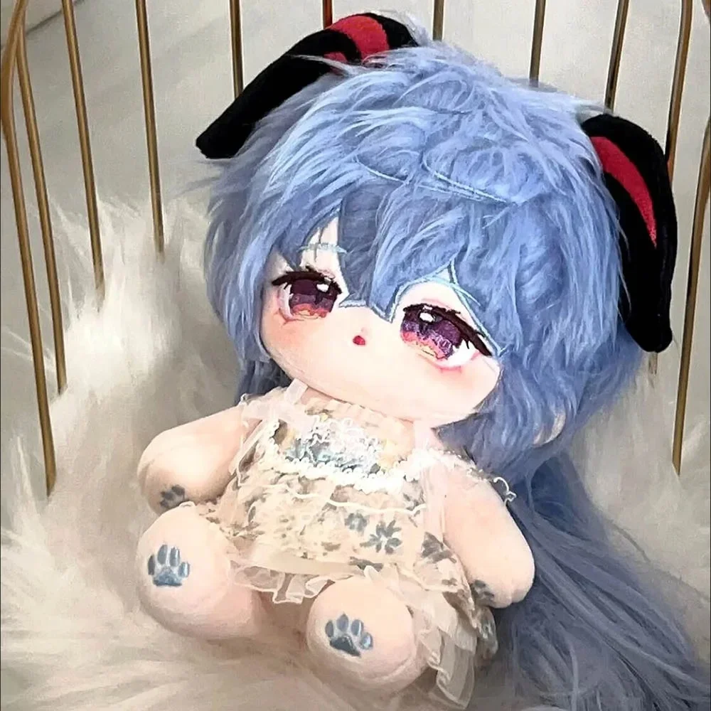 

Плюшевые плюшевые шаровары Genshin, плюшевые игрушки Аниме Genshin Impact Wanderer Brinquedo Ganyu, мягкая набивная кукла, рождественский подарок