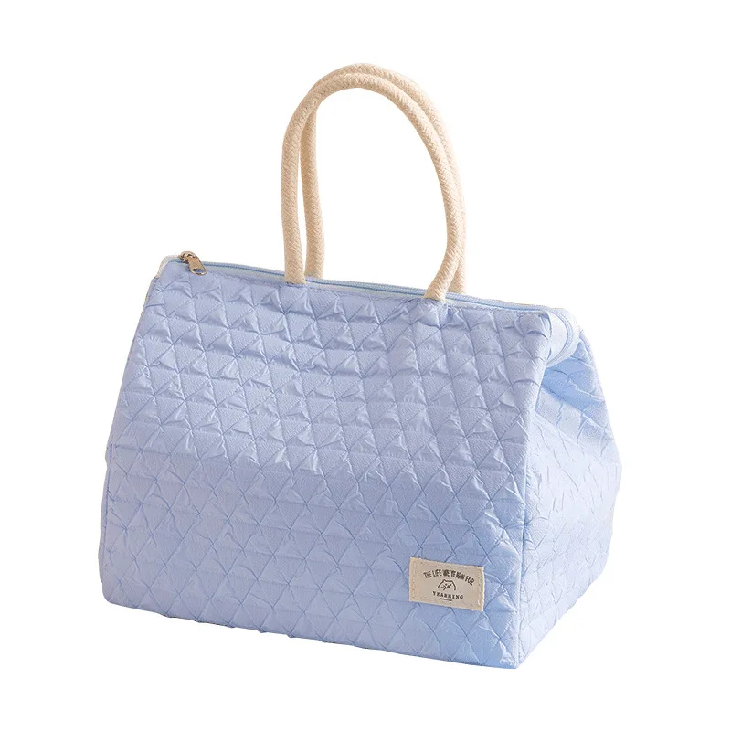 

Portable macaron thermal bag Large capacity bento bag Work lunch box bag Student lunch bag Fresh-keeping mommy bag