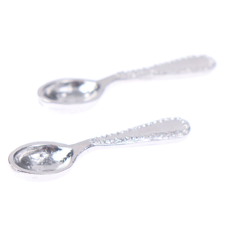 

Dollhouse Miniature Fork Knife Spoon Kitchen Toys Model For KID Children Play House Furniture Decor Doll Accessories Gifts