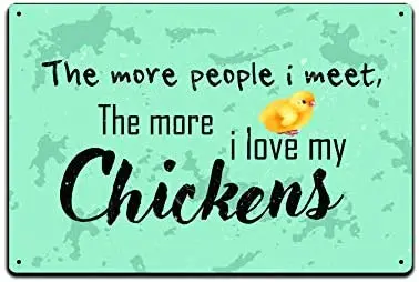 

Эти Забавные знаки JPTS253, больше людей, я встречаю больше, я люблю цыплят