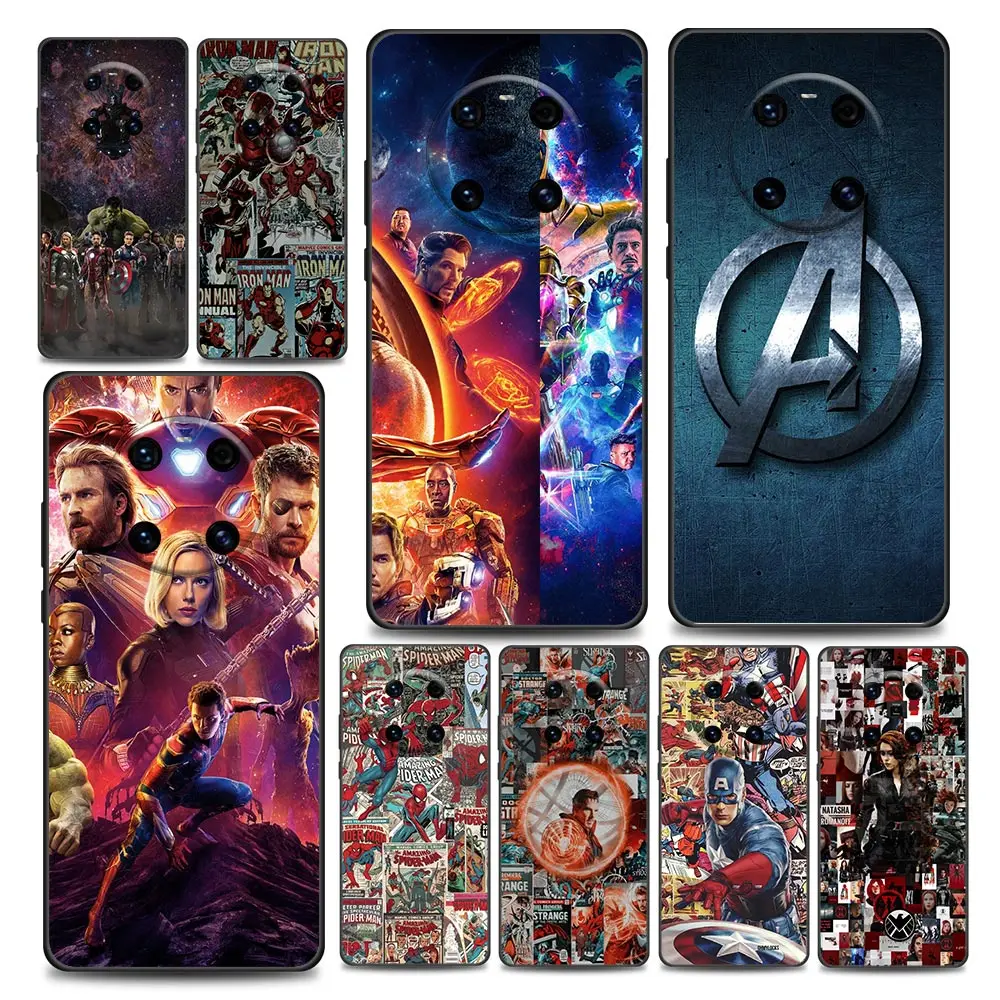 

Marvel Avengers Marvel Huawei Case for Y6 Y7 Y9 2019 Y5p Y6p Y8s Y8p Y9a Y7a Mate 10 20 40 Pro RS Soft Silicone