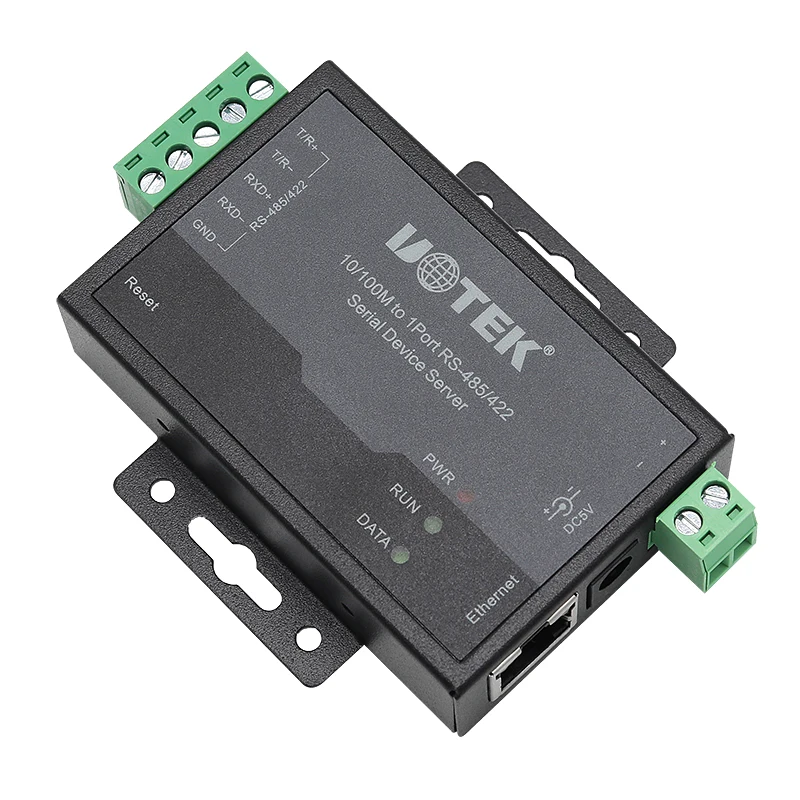 UTEK Ethernet до 485/422 промышленного порта Серийный порт сервер TCP/IP RJ45 сетевой