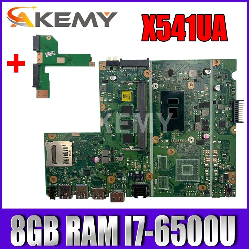 

Akemy Новинка! Для Asus X541UA X541UAK X541UVK X541UJ X541UV X541U F541U R541U материнская плата для ноутбука с ОЗУ 8 Гб
