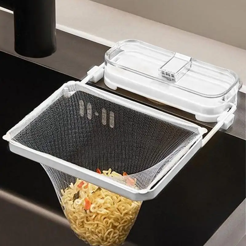 Стойка для фильтра кухонной раковины на присоске одноразовый карманный фильтр