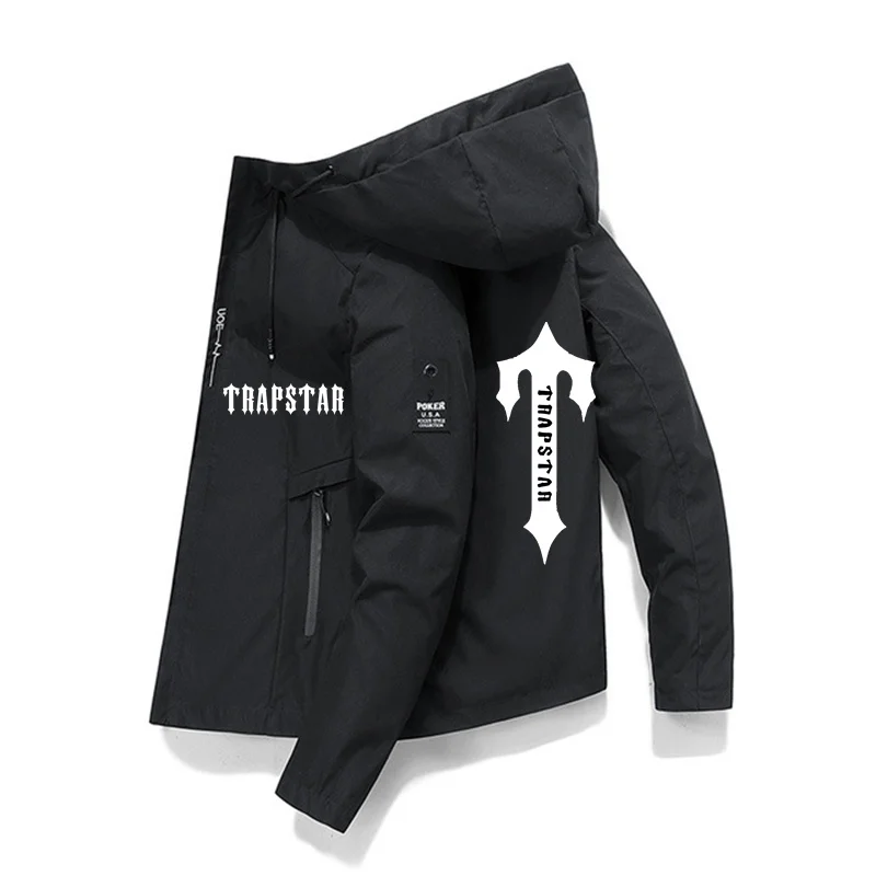 Trapstar Clothing Outdoor Camping Hiking Jacket Autumn And Winter New Men's Breathable Hoodie Windbreaker Adventure Jacket