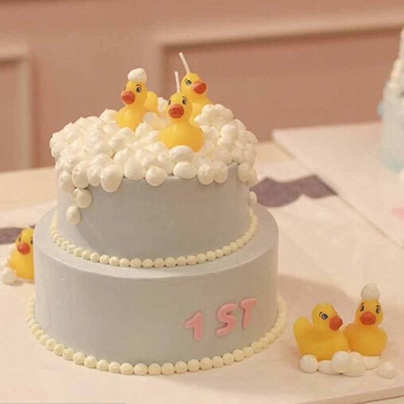 

Cute Duck Silicone Mold DIY Chocolate Ice Biscuit Candy Moulds Handmade Cake Cupcake Decor Kids Favorite Jelly Candy Shape Mold
