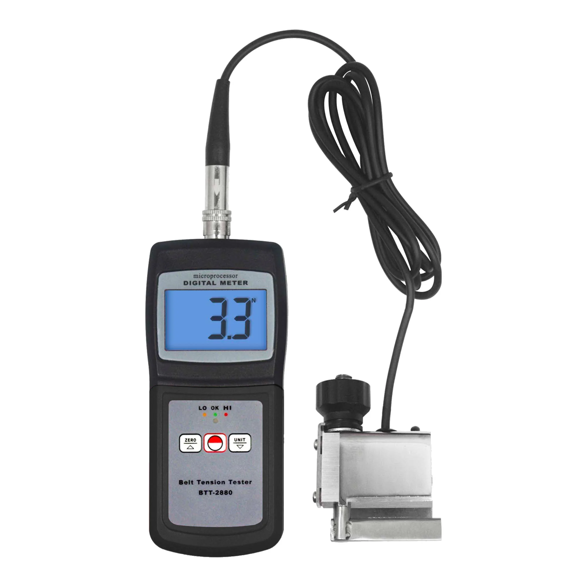 Digital Belt Tension Gauge BTT-2880 with optional cable and software for RS232&USB