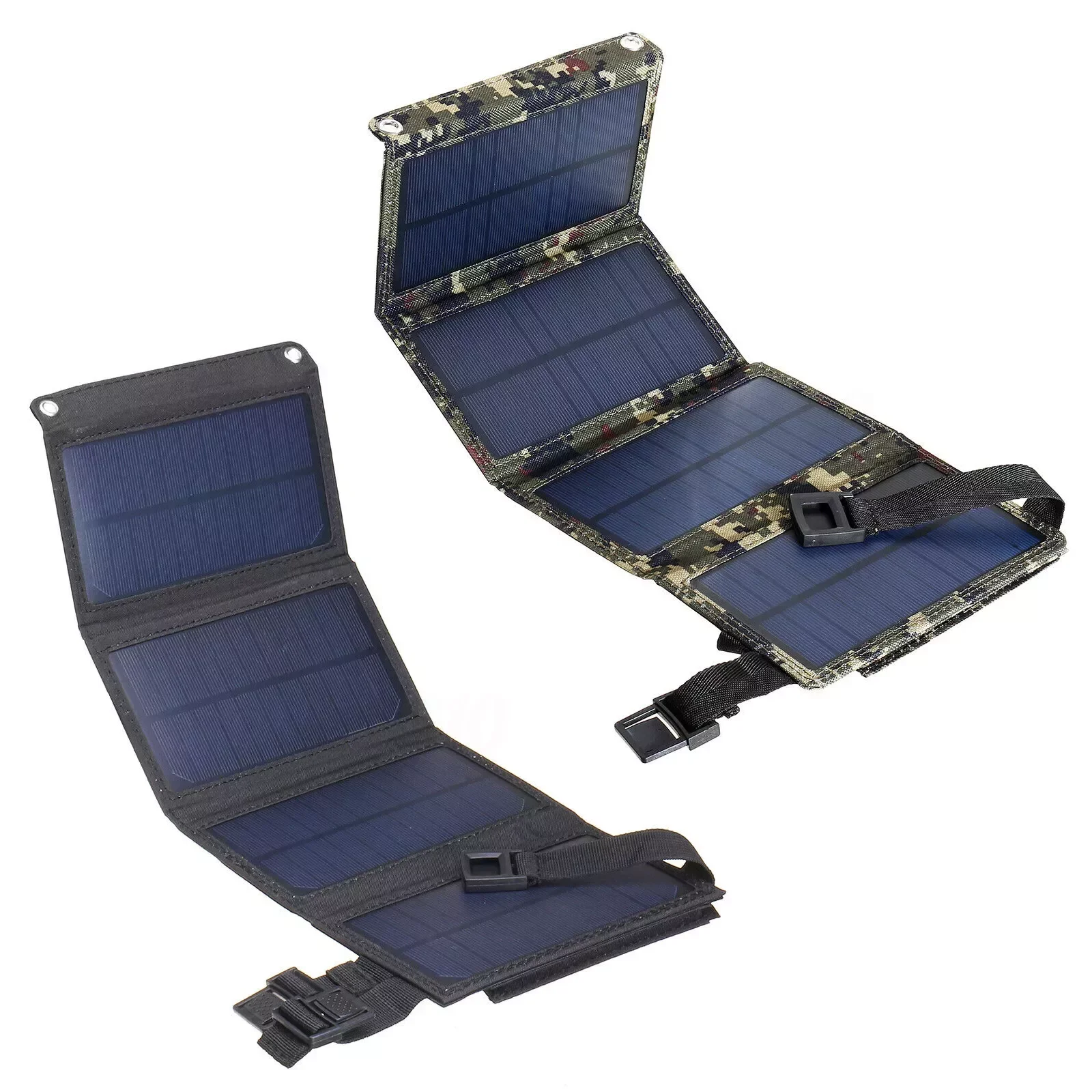 

Waterproof 20W 5V Foldable USB Solar Panel Cells Mobile Phone Power Battery Cells Charger for Camping Hiking w/ Carabiner