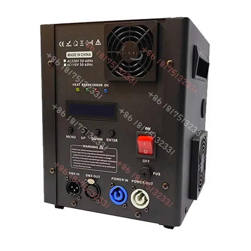 Фото 2 шт. 650W/600W/700W машины для холодных искр с опцией Flightcase, Ti-порошок, прозрачные, DMX, с дистанционным управлением №4
