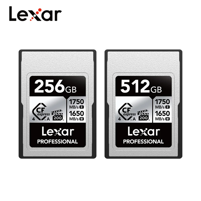 Фото Карта памяти Lexar Professional SILVER CFexpress 4.0 Type A, 256 ГБ/512 ГБ, VPG200, 8K CFA, для камер SONY, скорость до 1750 МБ/с №2