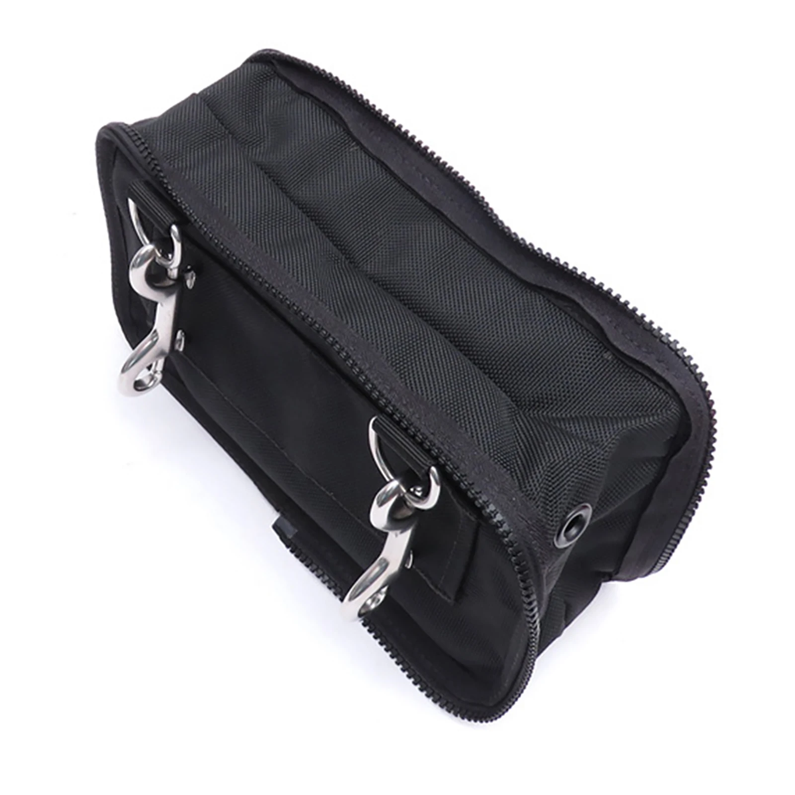 

1x Storage Bag For BCD Scuba Diving Sidemount Storage Pocket With2 Pieces Of 316 Stainless Steel Double End Snap Hooks Parts