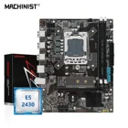 MACHINIST V309 материнская плата LGA 1356 комплект с процессором Intel Xeon E5 2430 поддержка DDR3 ECC RAM память M.2 NVME SATA 3,0