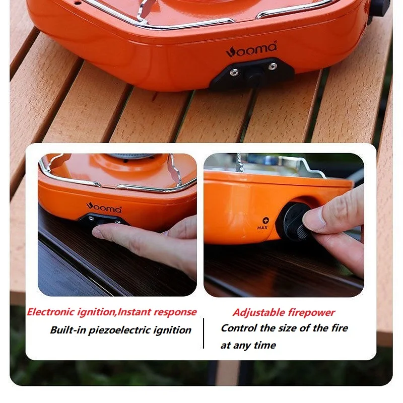 Уличная портативная Кассетная горелка 2500 Вт супер мощная газовая подходит для