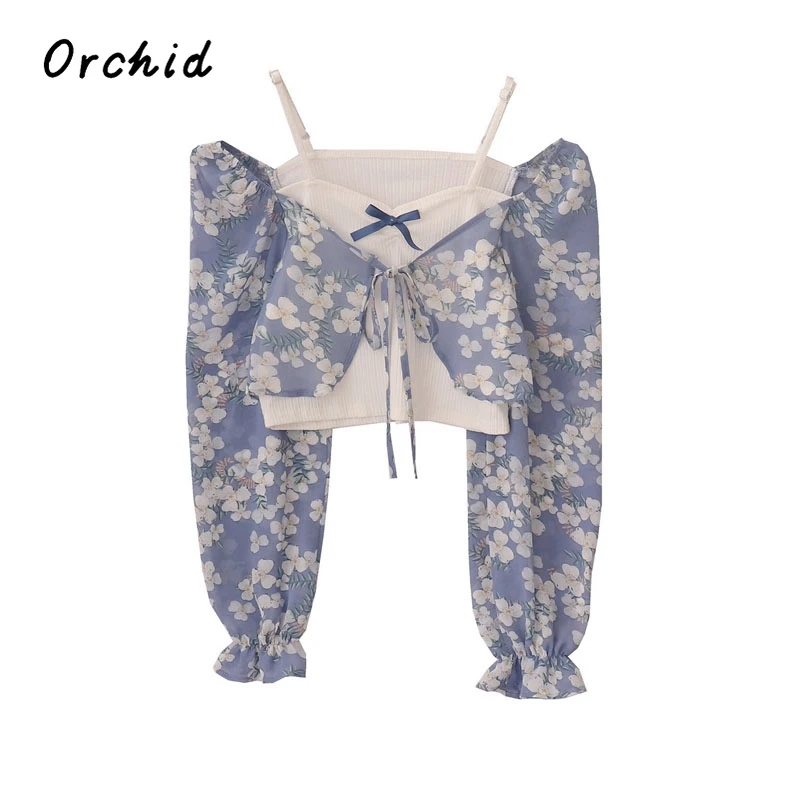 Осень 2023 свободная повседневная элегантная рубашка корейская модная блузка без