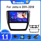 Srnubi Android 11 2Din Автомагнитола для Volkswagen VW Sagitar Jetta 6 Bora 2011-2018 мультимедийный плеер Carplay Стерео DVD головное устройство