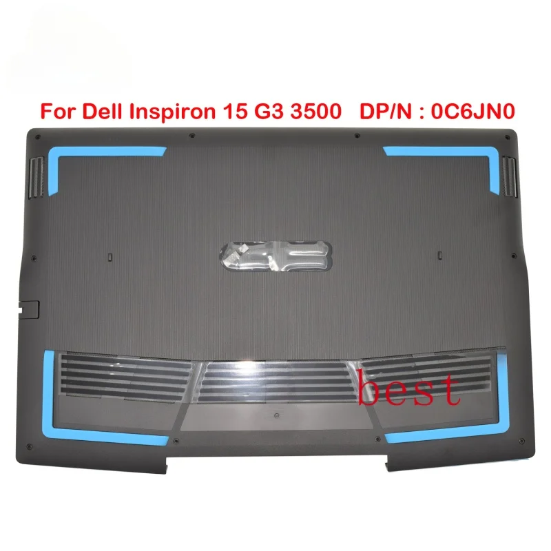 Для оригинального нового 0C6JN0 C6JN0 черная (синяя ступня) для Dell Inspiron 15 G3 3500 Нижняя