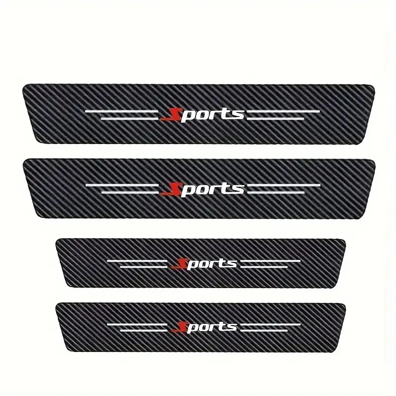 Спортивные наклейки на порог двери автомобиля против царапин для Toyota Corolla Camry Rav4