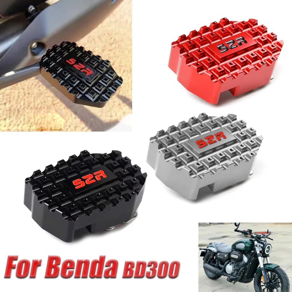 

Motorcycle Rear Foot Brake Lever Pedal Extender Brake Foot Peg Enlarge Extension Moto Parts For Benda BD300 BD 300 450