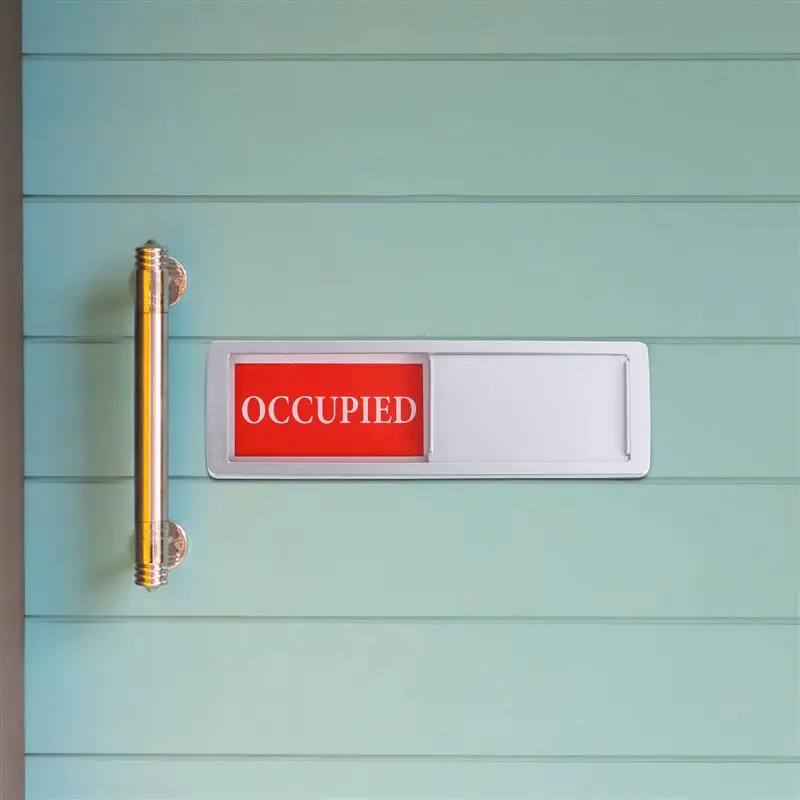 

Sign Door Privacy Office Occupied For Vacant Signs Disturb Indicator Slider Room Bathroom Conference Slide Open Close