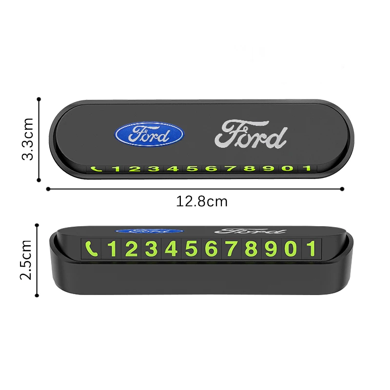 Карточка с номером телефона для Ford Fusion Focus 1 2 3 4 mk2 mk3 mk4 |