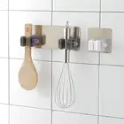 Многофункциональные крючки, настенная вешалка для швабры и метлы, крючок-органайзер, держатель, инструменты для чистки кистей для кухни и ванной комнаты