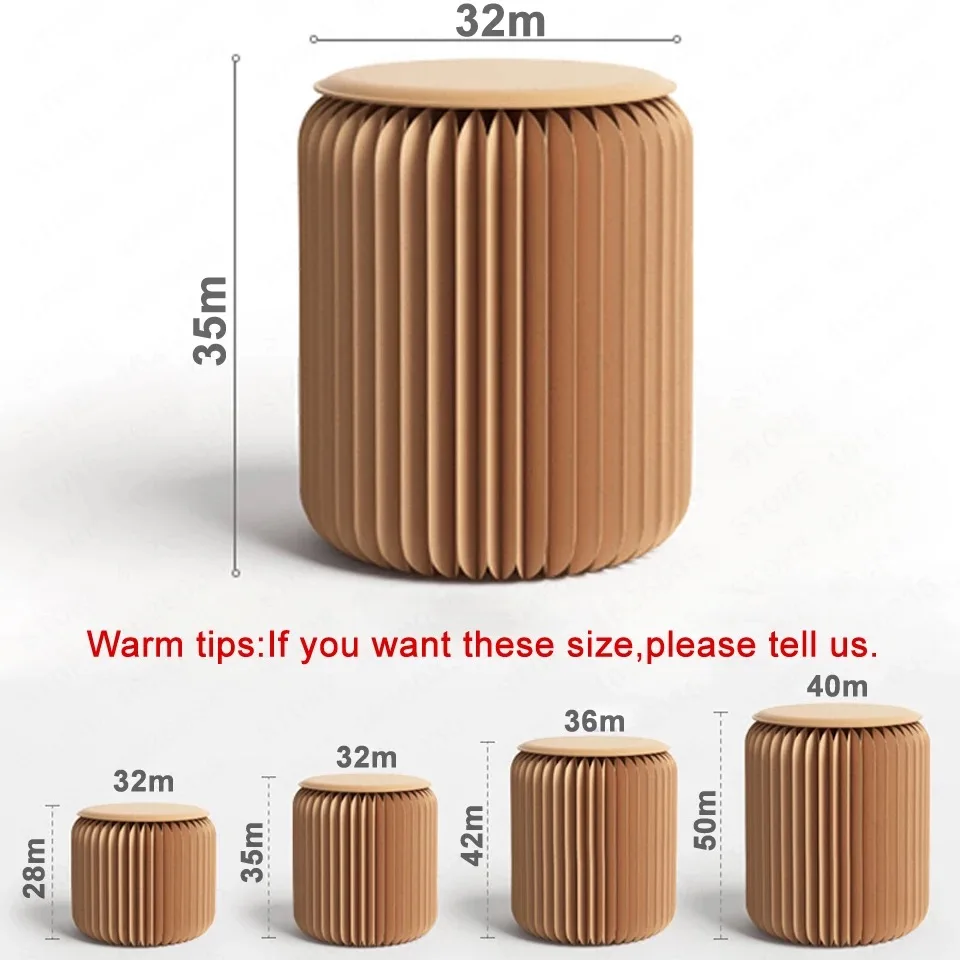 Складная искусственная креативная круглая мебель в скандинавском стиле для